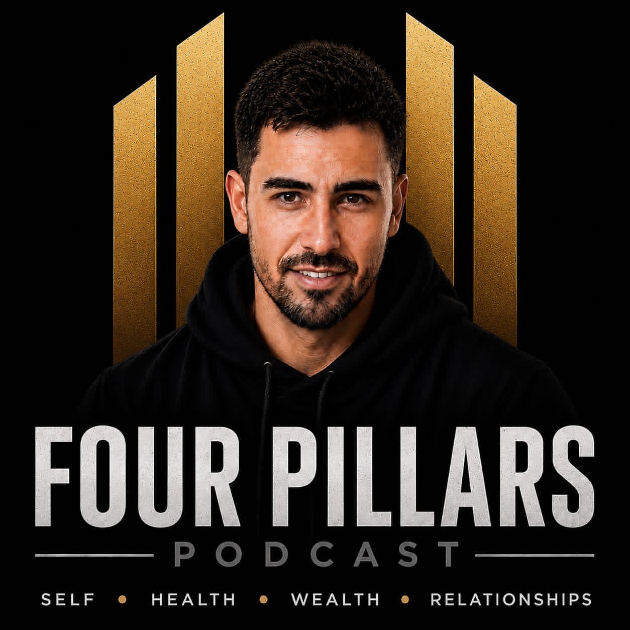 Four Pillars Podcast cover: Self, Health, Wealth, Relationships